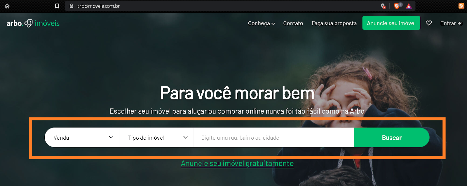 alugar imóvel com a Arbo